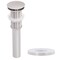 Novatto LAGHETTO Glass Vessel Bathroom Sink Set, Brushed Nickel NOHP-G031BN - alternate 3